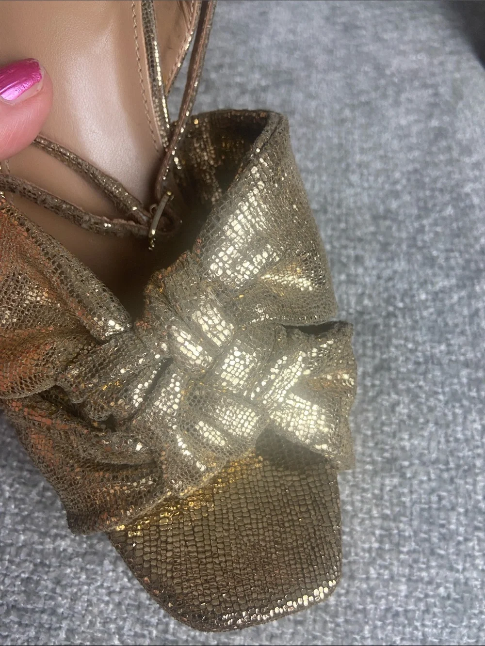 Sam Edelman sparkling gold